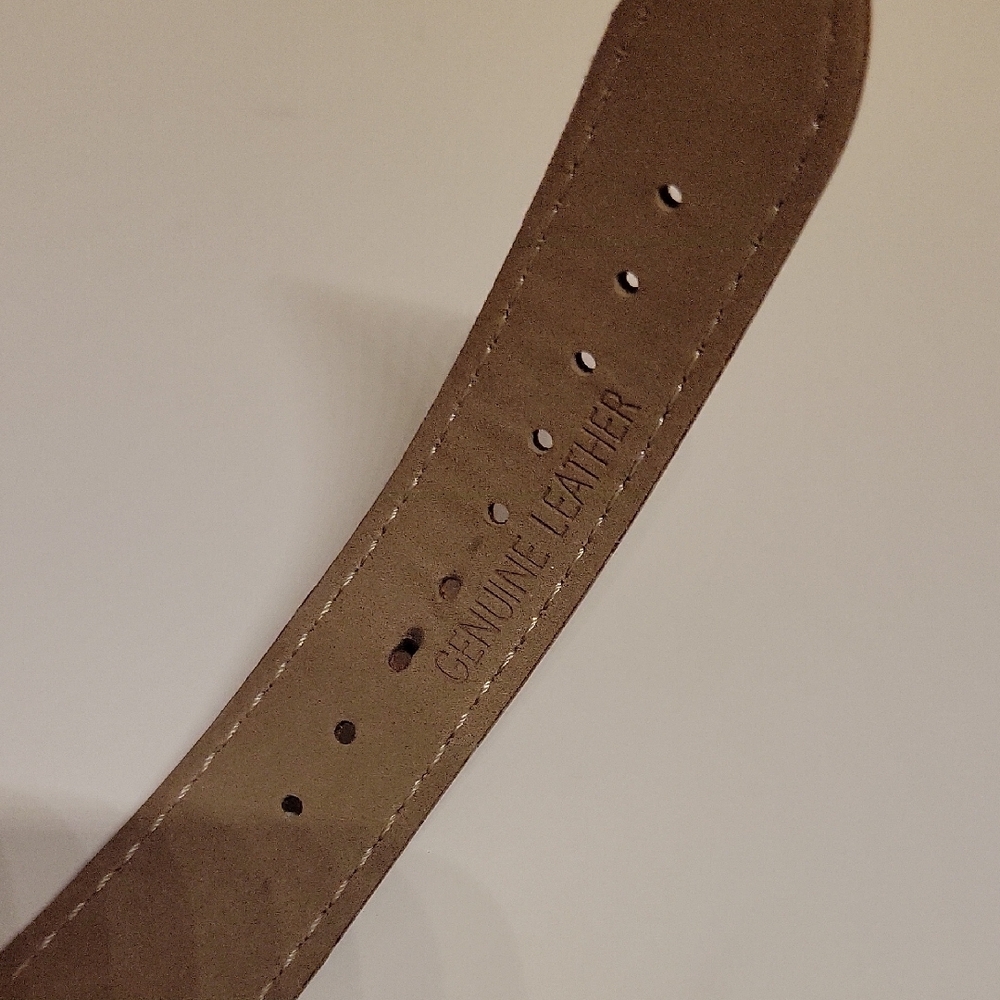 Unisex BREDA Green Watch with Brown Strap - Picture 5 of 8